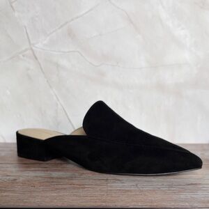 Cole Haan Black Suede Mules